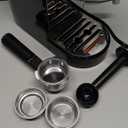 KRUPS Stainless Steel Espresso Machine: 15-Bar Pump Pressure, Milk Frother for Cappuccino and Latte, Fast Pre-Heat, 2-Cup Capacity, Cup Warmer, Easy Cleaning, 1350W, Silver