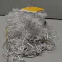 WesGen Christmas Lights，Snowflake String Lights Battery Operated Waterproof 20ft, 40 LED Fairy Lights for Xmas Garden Patio Bedroom Party Decor Christmas Decorations,Warm White