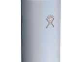 Hydro Flask Water Bottle - Insulated Stainless Steel - Wide Straw Lid, Non-Spill, Leakproof in 24 Oz Glimmer Blue