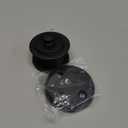 Westbrass Twist & Close Tub Trim Set with Two-Hole Overflow Faceplate, Matte Black, D94-2-62 (1-Pack)