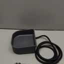 NAMSAN Small Heated Pet Bowl for Cats Rabbits, Outdoor and Indoor, 1 L Heated Water Bowl for Chicken Birds Ice Free, Thermal-Bowl for Dog Cage, Hanging Kennel Dish, Self-Assembly