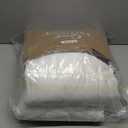 BPC 100% Rayon Derived from Bamboo Silk Blend Comforter Twin Size, Ultra-Soft ClimaSilk Down-Alternative Duvet Insert for All Seasons with Corner Tabs, Medium Warmth, White, 68x90 Inches