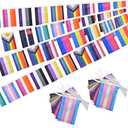 Pack of 2, Lebei 2 Pack Progress Gay Pride Flags Banner Bunting Rainbow LGBTQ Intersex Garland String Decorations 40Feet 30Flags 5x8 Inch