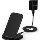 for Samsung Wireless Charger 15W Fast Charging Stand for Samsung Galaxy S26 Ultra S26+ S26 S25 FE S24 S23 S22 S21, Android Wireless Charger Phone Charging Stand for Google Pixel 10a 9 Pro XL 8 Pro (Black)
