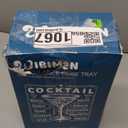 WIBIMEN Ice Cube Tray with Lid and Bin - Round Ice Trays for Freezer with Lid - Ice Cube Trays for Freezer with Ice Container (1"-2PACK White)