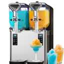 Slushy Machine for Home, 1.6 Gallons Slushie Machine for Commercial & Home Use, 500W High Power Ice-Free Margarita Machine for Parties/Bars, Frozen Drink Machine with Quick Cooling System