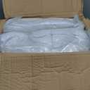 Amazon Basics Down Alternative Bed Pillows for Back and Side Sleepers, Medium Density, King Size, 36" x 20", White, 2-Pack