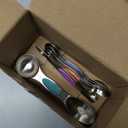 Magnetic Measuring Cups and Spoons Set-Heavy Duty 304 Stainless SteelDouble Measurement MarkingsSet of 16 with Leveler for Measure Dry and Liquid Ingredients (Color)