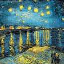 Starry Night 5D Diamond Painting Kits, DIY Full Drill Diamond Art for Adults & Teens, Home Wall Decoration (30 X 40 cm/12 X 16 inches)