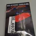 2 PCS Silicone Grease Cup Liners for Blackstone 36 28 22 17 Inch Griddle, Reusable Grease Catcher Cup Liner Grill Grease Tray, Durable Drip Pans Blackstone Griddle Accessories, Orange