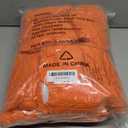 Peomeise Stretch Spandex Folding Chair Cover for Wedding Party Dining Banquet Event (Orange,12pcs)