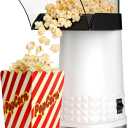 1200W Hot Air Popcorn Popper ETL Certified Oil-Free Healthy Popcorn Maker Machine with 4.5 Quart Large Capacity, 2-Minute Fast Electric Popcorn Machine for Movie Night, Party, Snack, White