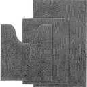 Bathroom Ultra Bath Mat 3 Piece Bathroom Bathroom Accessories Bath mat Kitchen mat Bathroom Bathroom Runner Shower mat Bathroom
