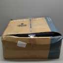 DUMOS Home Office Computer Chair - Ergonomic Mid Back Desk with Lumbar Support and Rocking Mode, Height Adjustable with Fixed Armrest, for Conference Meeting Room, 360 Swivel, Adults, Black