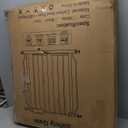 Fairy Baby Extra Wide Baby Gate 71.6-76.3 Inch Wide, Walk Through Pressure Mounted No Drill for Doorways, Long and Large Tension Gate for Pet and Kids, Black