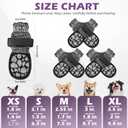 EXPAWLORER Anti Slip Dog Socks to Prevent Licking Paws,Winter Dog Boots & Paw Protectors,Dog Booties for Hardwood Floors with Grippers,Dog Shoes for Hot/Cold Pavement Small Medium Large Senior Dog