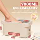 GIRLEARLE 7000ml Paraffin Wax Machine for Hand and Feet, Hand Wax Paraffin Machine Bath with 4.4 lbs Scent-Free Paraffin Wax Refills for Hands, Feet, Elbows & Body to Relieve Stiff Muscles & Joints
