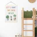 LKETW Boho Inspirational Poster Hanger Frame 12x16 Inch, Let's Root for Each Other Motivational Wall Art Posters for Kids Room, Inspirational Hanging Banner Decor for Playroom Homeschool Classroom