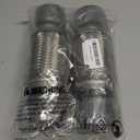 RP Remarkable Power, 2 pack 2.5 inch Inlet Exhaust Flex Pipe,2.5 ID x 10 Length Flexible Tube,Stainless Steel Double Braid Heavy Duty Universal fit Muffler Pipe RK7545 Replacement