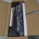 Tohomeor Nightstand with Fabric Drawers Dresser with 2 Tier Shelf Storage Tower for Bedroom Hallway Entryway Closet Organizer Sofa Beside Table Furniture (Multi, 5 Drawers)