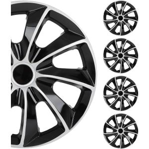 SCITOO Snap On Hubcap Rim 16 inch Auto Tire Replacement Exterior Cap OEM Steel Wheel Hubcaps Wheel Cover