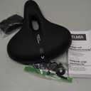 Velmia Bicycle Saddle - Comfortable Saddle for Men and Women - 3 Zone Concept - Waterproof Bicycle Seat with Ergonomic Design