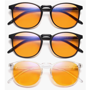 IBOANN Iconic Blue Light Glasses for Woman - Computer Glasses 99% Blue Light Blocking - Anti Eyestrain & UV Glare Protection