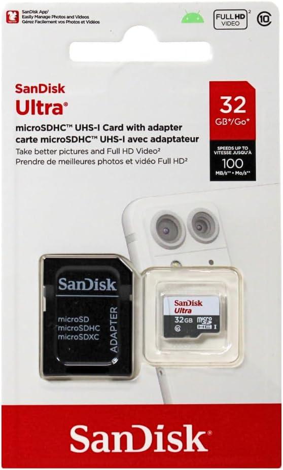 Made for Amazon SanDisk 32GB microSD Memory Card for Fire Tablets and Fire -TV