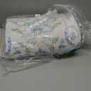 DCX Green 3x5 Rug, Kid & Pet Friendly with Rubber Back Non Slip, Machine Washable Stain Resistant Botanical Floral Rug for Bathroom, Kitchen, Soft Low Pile Small Carpet