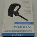 BlueParrott M300-XT SE Mono Bluetooth Wireless Headphones 80% Noise Canceling Earpiece Headset for Mobile Workers & Delivery Drivers, Compact Design with IP54-Rated Protection, 14 hrs Talk Time, Black