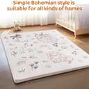 ROBOTIME Baby Play Mat 50"x50", Extra Thick 30D Sponge Baby Mat for Floor, Non-Slip & Washable Play Mat for Babies 0-6 Months, Perfect for Playpen, Tummy Time & Infants