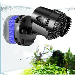AQQA Wave Maker Pump, 530GPH Aquarium Circulation Pump 360 Degree Rotatable Submersible Powerhead Pump with Magnet Suction Base for Marine and Freshwater Aquariums 3W