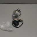 DREAMIZER Motorcycle Led Turn Signal Lights 2pcs,Bullet Blinker Motorcycle Front Rear Brake Light Universal Compatible with Harley Honda Suzuki Triumph Yamaha Bobber Cafe Racer Chopper (A/Black shell + yellow-red light)