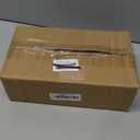 Floroom 6 Pack 5x7 Inch Clear Acrylic Sign Holders, Double-Sided Black Display Stand Picture Frames for Table Numbers, Menus, Flyers, Weddings, and Offices