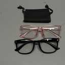 Gaoye Blue Light Blocking Glasses Fashion Square Eyeglasses, Anti UV Ray Computer Gaming Glasses Blue Blockers for Women/Men