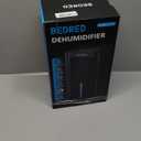 Dehumidifier, 95OZ Dehumidifier for Home 1000 Sq.Ft - Quiet with Auto Shut Off & Relaxing 7 Color Ambient Light,Ideal for Livingroom, Bedroom, Basement(Black)