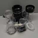 Ganiza Blender for Smoothies, 14 Pcs Smoothie Blender for Kitchen, Max 1300W Portable Blenders for Shakes Ice Crushing Grinding & More with 2 X 37 oz, 23 oz Cups, Perfect for Home & On - the - Go (Black)