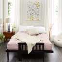 Queen Size 12-inch Futon Mattress (Blush Pink)