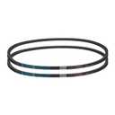uxcell 2pcs 3VX375 Rubber V-Belt, Raw Edge Cogged Industrial V Belt 37.5" Length x 0.38" Width x 0.32" Thickness