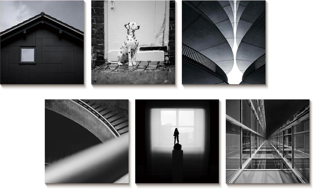 Interior Wall Panels, Sound Absorbing Art, 23.62 x 23.62 In, 6 Pack, 72 x 48 Inches