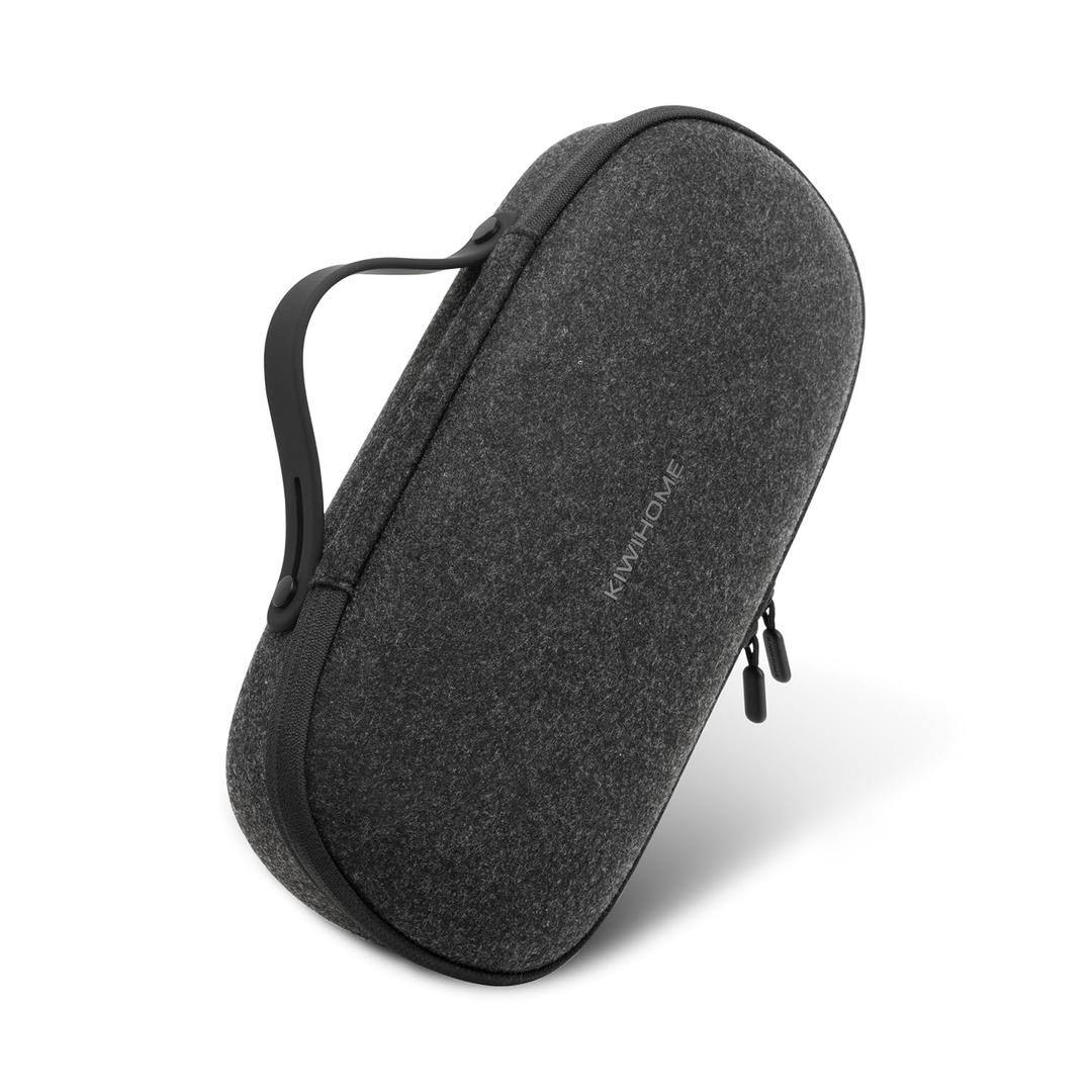 KIWIHOME Carrying Case for PlayStation Portal Accessories, Odorless Hard Felt Protective Shell, Lightweight Travel Storage Handbag with Retractable Silicone Handle for PS5 Portal