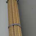 Cordless Bamboo Roman Shades for Windows, Blinds Size (34.5" W 64" H) Colour (BDP-Driftwood)