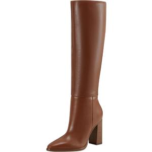 Marc Fisher LTD Women's Lannie Wide Calf (Brown)  Size 7 