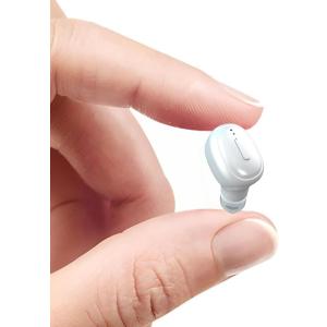 SYSFUN Single Bluetooth Wireless Earbud, Mini Invisible in-Ear Wireless Bluetooth Headphone 12 Hours Super Long Battery Life Suitable for Sports Work and Sleep - White