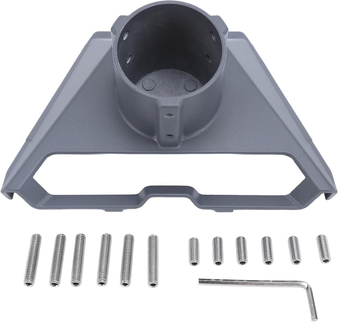 Satellite Mount, Heavy Duty Aluminum Alloy, Weatherproof, Rusts Resistant, Quick Installation, for Outdoor Dish and Antenna Support