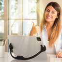 Honsky Adjustable Tablet Stand, Portable Phone Holder for Desk Bed - Multi-Angle Drawing Stand Compatible with All Tablets (Black) (for 7.9" to 12.9")