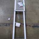 PetSafe Sliding Glass Pet Door - No-Cut DIY Install Doggy Door for Renters - Aluminum Frame - Adjustable Height 91 7/ 16" to 96" - Ideal for Medium Dogs Up to 40 lb - White