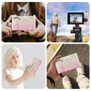 RAIALL Silicone Case for Canon PowerShot SX740/ SX730 Digital Camera, SX740 HS Soft Protective Silicone Sleeve Holder, Travel Lightweight Rubber Cover with Removable Lens Cover, Mist White Pink