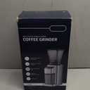 SHARDOR Professional Conical Burr Coffee Grinder, Coffee Bean Grinder with 48 Grind Settings for Espresso, Drip & French Press, Upgraded Anti-Static Technology, Precision Timer, Stainless Steel (Silver)