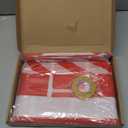 HunnmingRe 3 Pcs 157" Large Christmas Classroom Door Decorations Christmas Reindeer Stables Party Porch Banner Front Door Cover Xmas Background for Office Decorations Photo Background